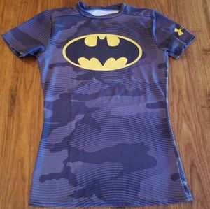 Batman Under Armour Youth Fitted Dri-Fit T-Shirt
